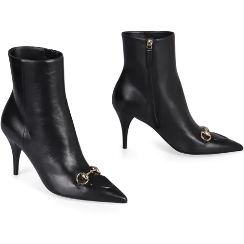 Ankle Boot with Horsebit - Gucci - Modalova