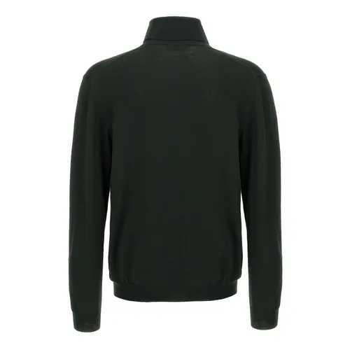 Wool Turtleneck Sweater - Zanone - Modalova