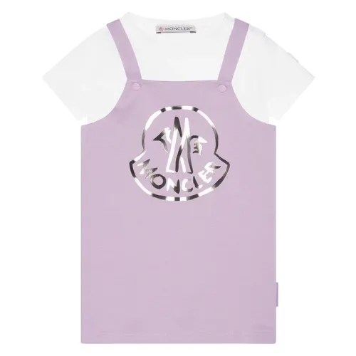 Baby Girls Lilac T-Shirt Dress Set - Moncler - Modalova