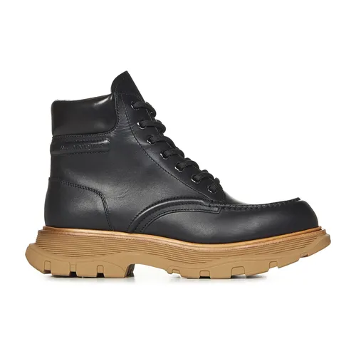 Black Ankle Boots for Men - Alexander McQueen - Modalova