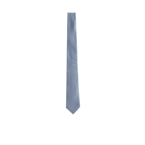 Gancini Print Silk Tie - Ferragamo - Modalova