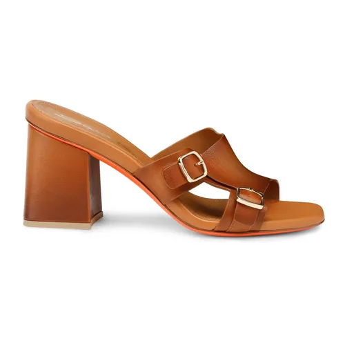 Shoes > Heels > Heeled Mules - - Santoni - Modalova