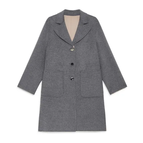 Double Wool Overcoat - Maliparmi - Modalova