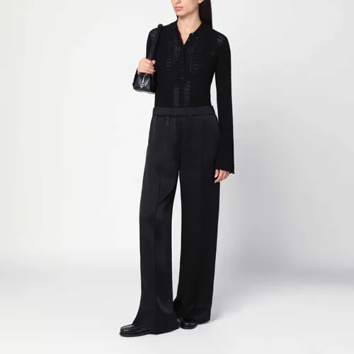 Black Palazzo Trousers - Jil Sander - Modalova