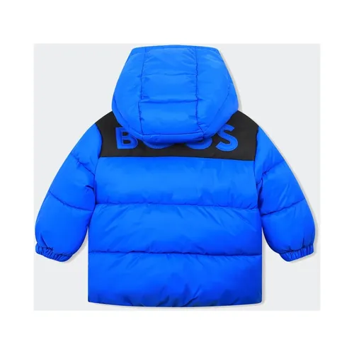 Bicolor Nylon Puffer Jacket - Hugo - Modalova