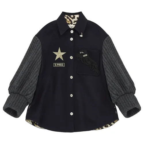 Blaues Hemd Navy Ärmel - 5Progress - Modalova