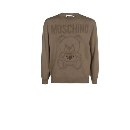 Knitwear > Round-neck Knitwear - - Moschino - Modalova