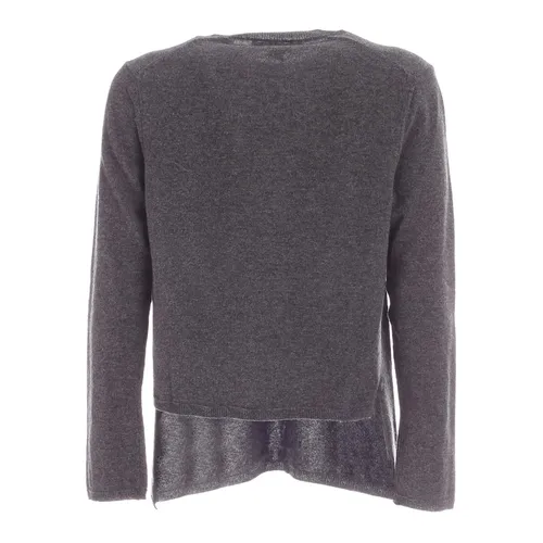 Melange Grey Wool Knit Pullover - Comme des Garçons - Modalova