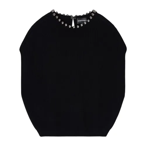 Knitwear > Round-neck Knitwear - - Emporio Armani - Modalova
