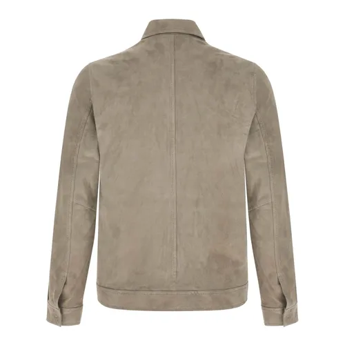 Stretch Velour Suede Jacket - Giorgio Brato - Modalova