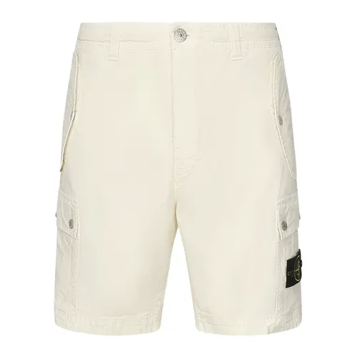 Ripstop-Baumwollshorts mit Taschen - Stone Island - Modalova