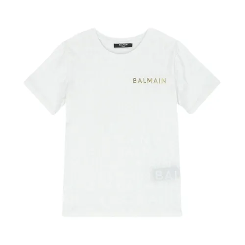 Crewneck Short-Sleeve T-Shirt - Balmain - Modalova