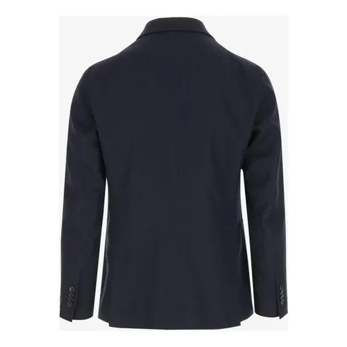 Double-breasted Wool Jacket - Tagliatore - Modalova