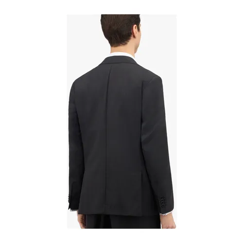Dark Grey Stretch Virgin Wool Blazer - Brooks Brothers - Modalova