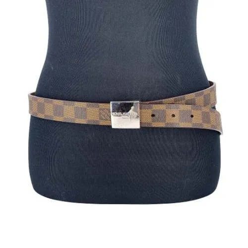 Pre-owned Brown Damier Canvas Belt - Louis Vuitton Vintage - Modalova