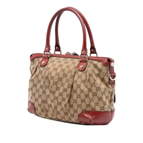 Pre-owned Canvas Handbag - Gucci Vintage - Modalova