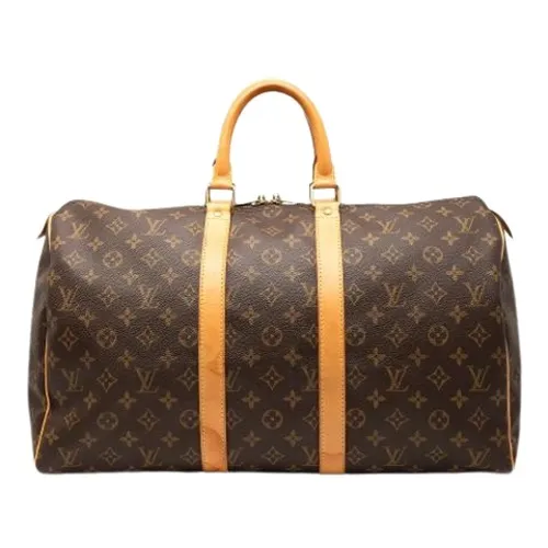 Pre-owned Leather Weekend Bag - Louis Vuitton Vintage - Modalova