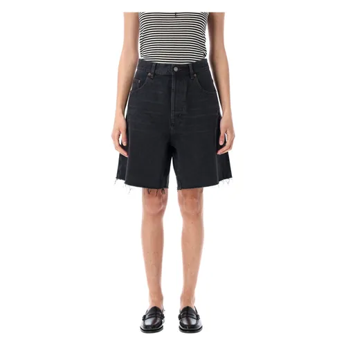 Denim Bermuda Shorts - Saint Laurent - Modalova