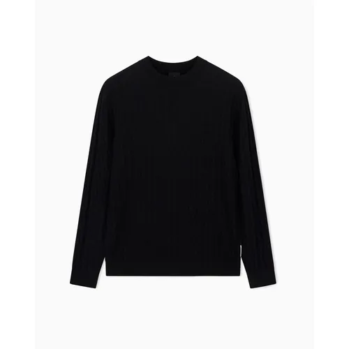 Knitwear > Round-neck Knitwear - - Armani Exchange - Modalova