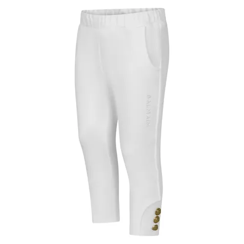 Luxury White Baby Girls Trousers - Balmain - Modalova