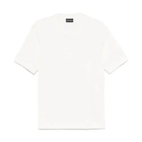 White T-shirts and Polos Crew Neck - Emporio Armani - Modalova