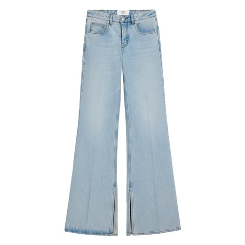 Blue Flared-leg Casual Jeans - Ami Paris - Modalova