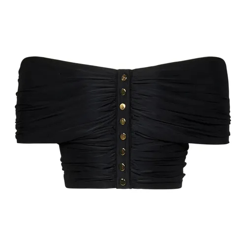 Bow Detailed Cropped Top - Rabanne - Modalova