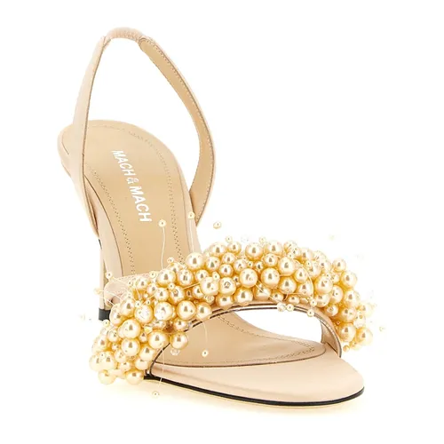 Satin Sandal - Mach & Mach - Modalova