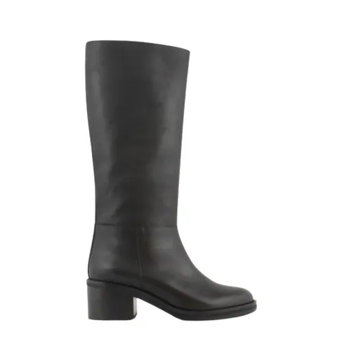 Polierter Leder ikonischer Stiefel - Atelier Content - Modalova
