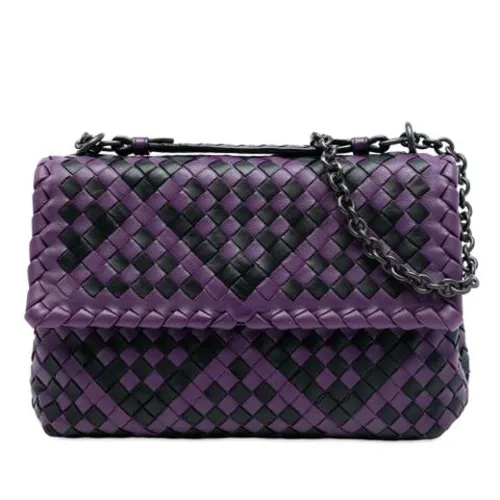Pre-owned Leather Shoulder Bag - Bottega Veneta Vintage - Modalova