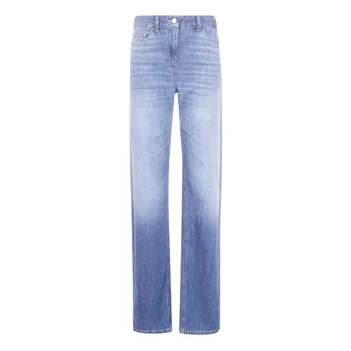 Jeans > Straight Jeans - - Elisabetta Franchi - Modalova