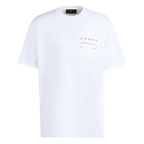Hogan - Tops > T-Shirts - White - Hogan - Modalova
