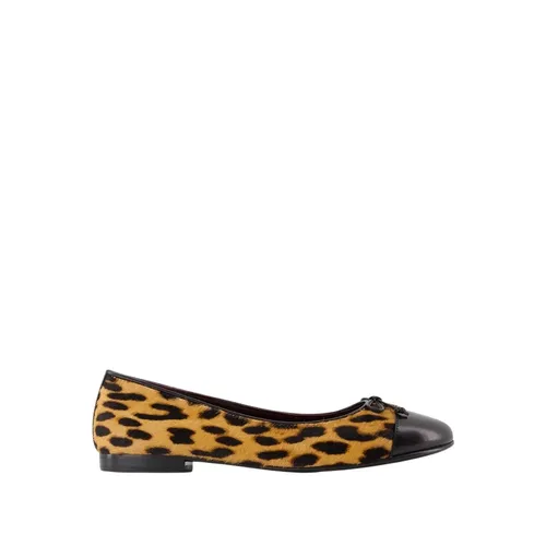 Leather Cap Toe Ballerinas - Printed - Tory Burch - Modalova