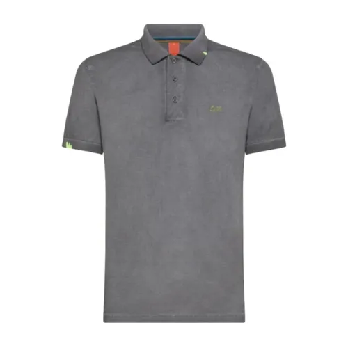 Sun68 - Tops > Polo Shirts - Gray - Sun68 - Modalova