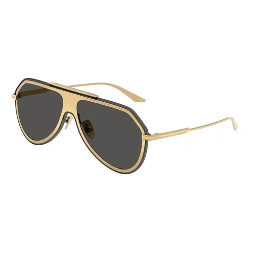Gold Frame Sunglasses Dark Grey Lenses - Dolce & Gabbana - Modalova
