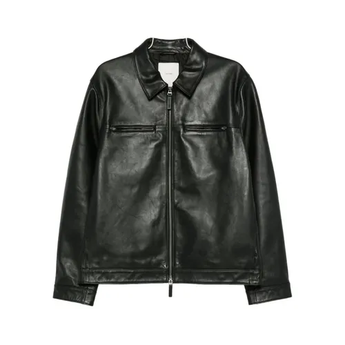 Jackets > Leather Jackets - - Calvin Klein - Modalova