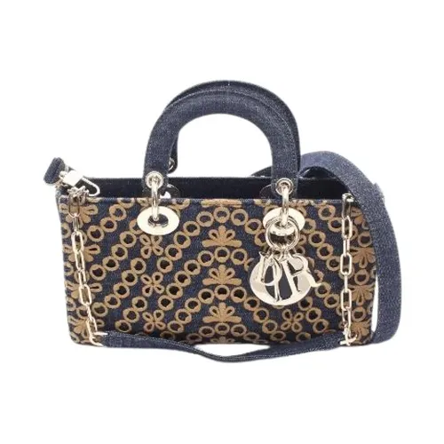 Pre-owned Denim Mini Bag - Dior Vintage - Modalova