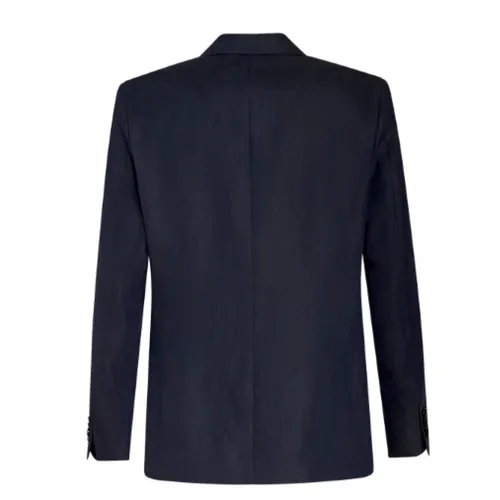 Navy Blue Wool Blazer - Etro - Modalova