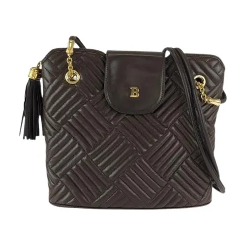 Pre-owned Leather Shoulder Bag - Bally Pre-owned - Modalova