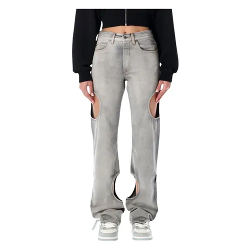 Jeans > Straight Jeans - - Off White - Modalova