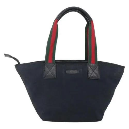 Pre-owned Canvas Handbag - Gucci Vintage - Modalova