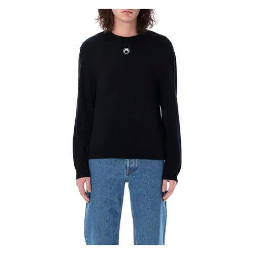 Knitwear > Round-neck Knitwear - - Marine Serre - Modalova