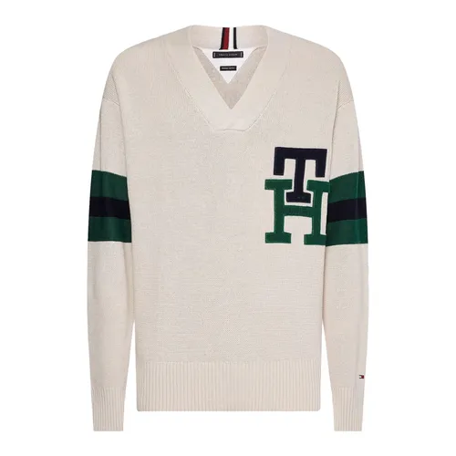 Knitwear > V-neck Knitwear - - Tommy Hilfiger - Modalova