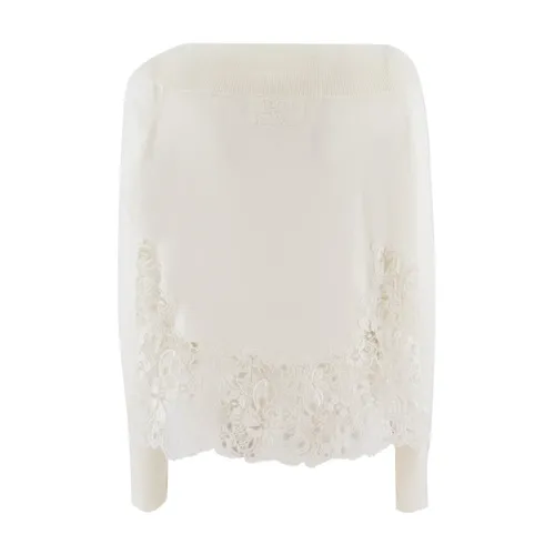 Off-Shoulder Pullover - Ermanno Scervino - Modalova