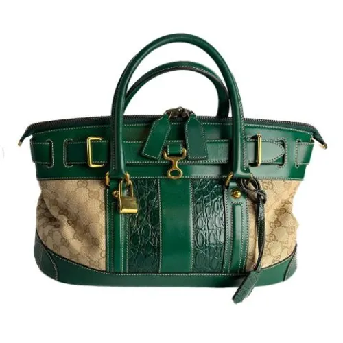 Pre-owned Canvas Handbag - Gucci Vintage - Modalova