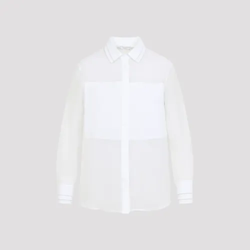 Camicia in cotone e seta - Peserico - Modalova
