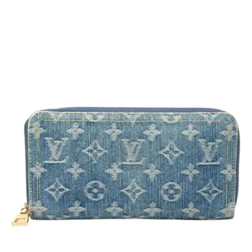 Pre-owned Denim Wallet - Louis Vuitton Vintage - Modalova