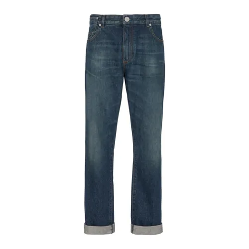 Jeans > Straight Jeans - - Balmain - Modalova