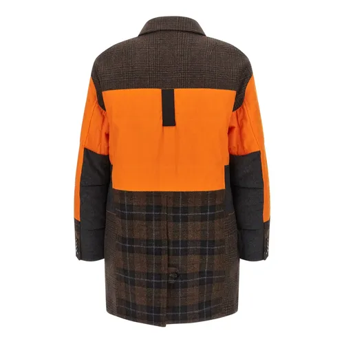 Patchwork Long Coat - Junya Watanabe - Modalova