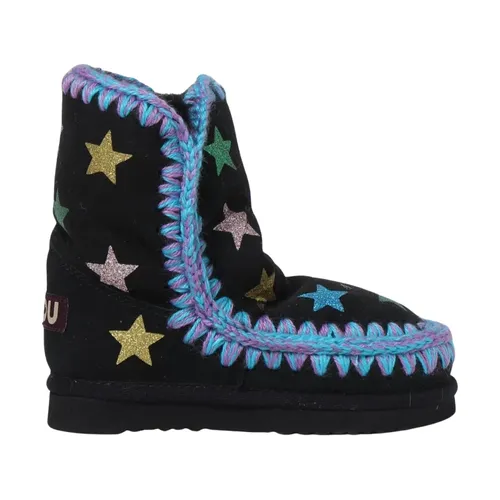 Kids Black Star Boots - Mou - Modalova